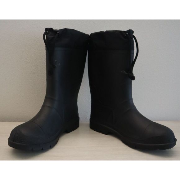 Kamik Men's Sz 11 Black Forester Waterproof Insulated Rubber Rain/Snow Boots - Picture 7 of 9